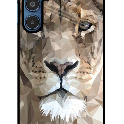 Lion Art Samsung M35 5G Glass Case