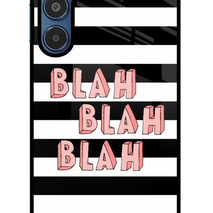Blah Blah Blah Samsung M35 5G Glass Case