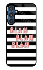 Blah Blah Blah Samsung M35 5G Glass Case