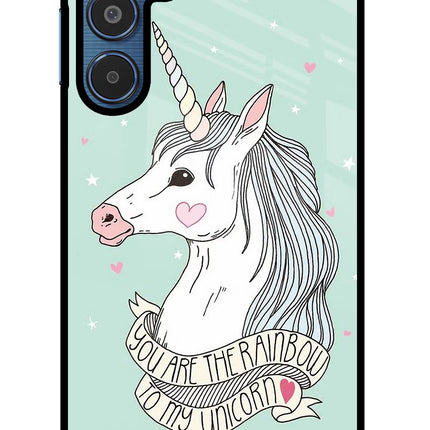 Unicorn Wallpaper Samsung M35 5G Glass Case
