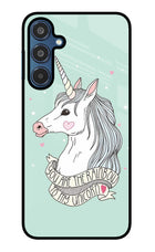 Unicorn Wallpaper Samsung M35 5G Glass Case