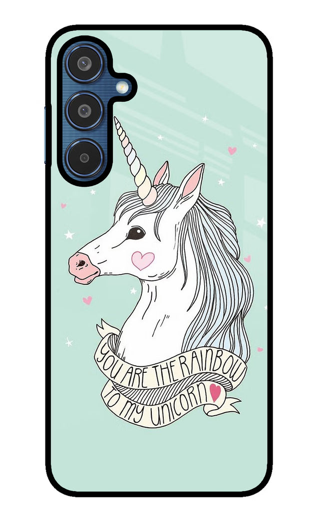 Unicorn Wallpaper Samsung M35 5G Glass Case