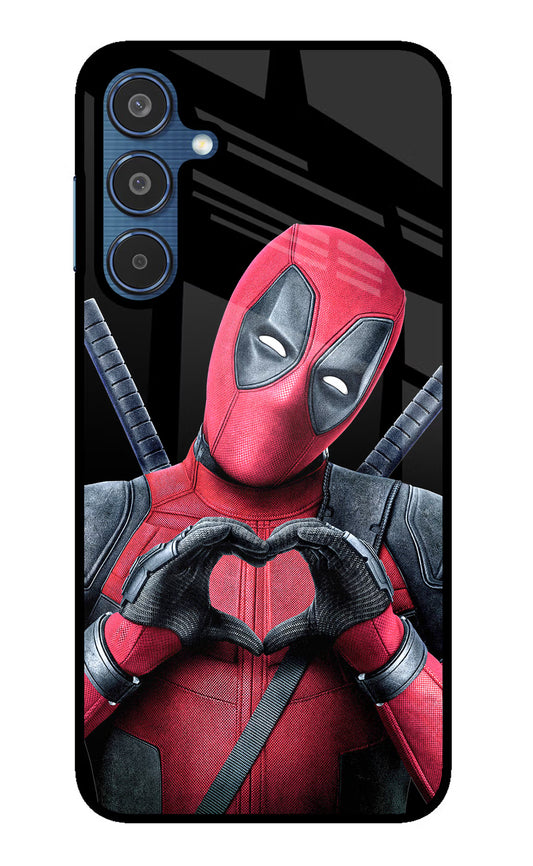 Deadpool Samsung M35 5G Glass Case