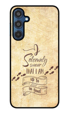 I Solemnly swear that i up to no good Samsung M35 5G Glass Case
