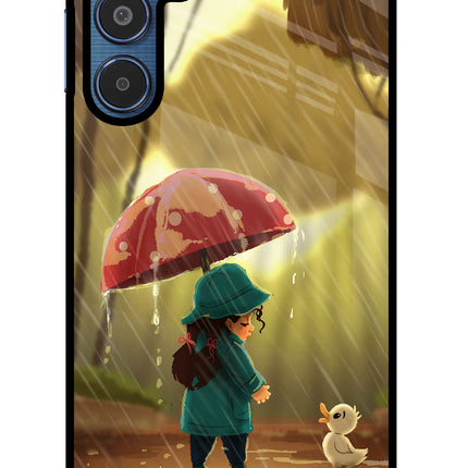 Rainy Day Samsung M35 5G Glass Case