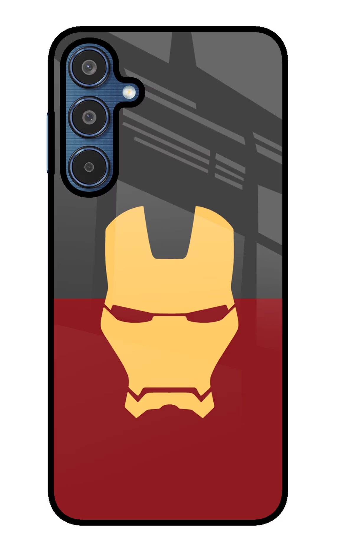 Ironman Samsung M35 5G Glass Case Back Cover by Casekaro