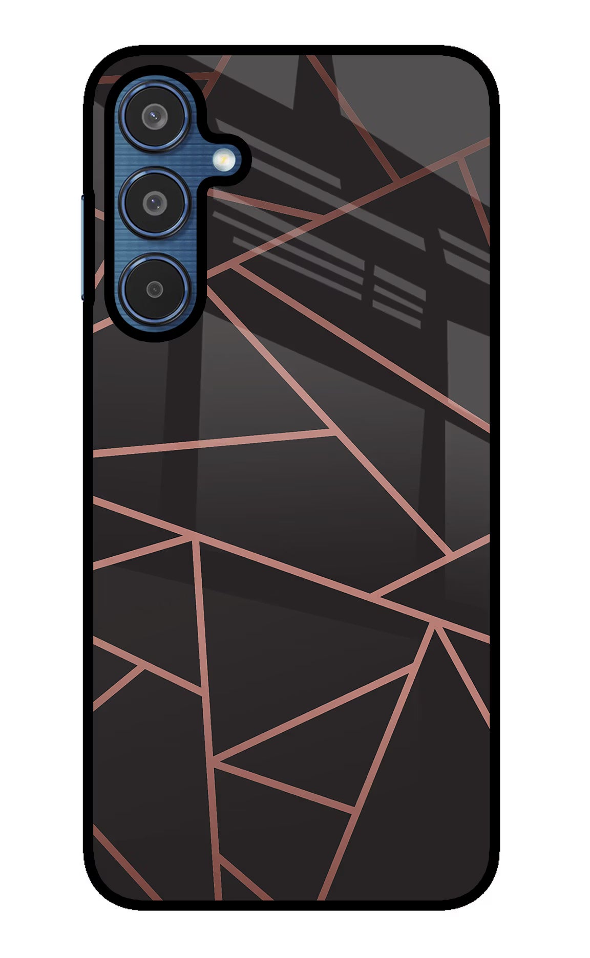 Geometric Pattern Samsung M35 5G Glass Case