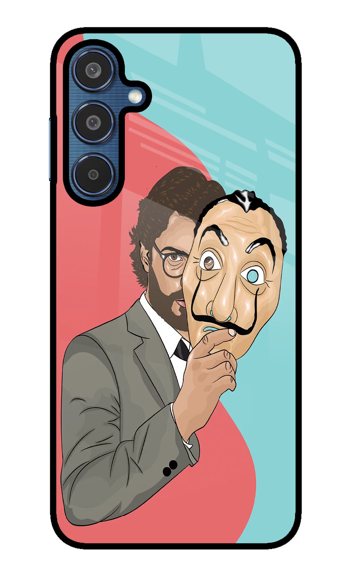 Professor Samsung M35 5G Glass Case Back Cover by Casekaro