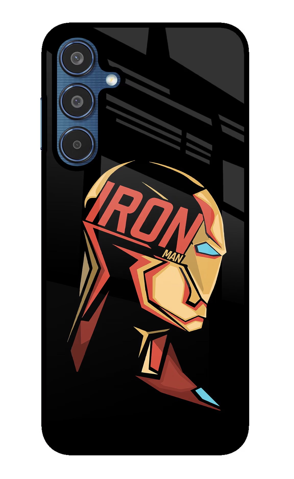 IronMan Samsung M35 5G Glass Case Back Cover by Casekaro