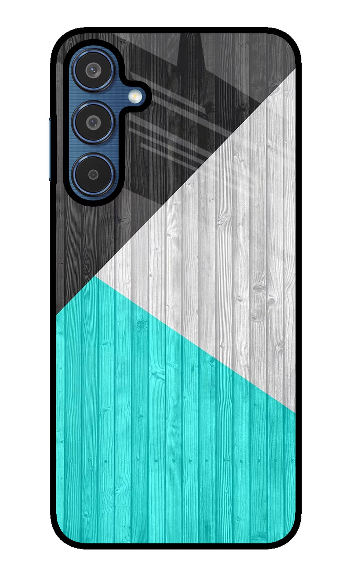 Wooden Abstract Samsung M35 5G Glass Case Back Cover by Casekaro