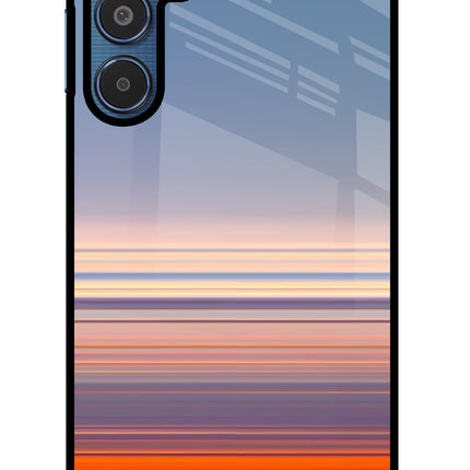 Morning Colors Samsung M35 5G Glass Case Back Cover by Casekaro