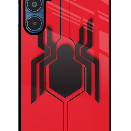 Spider Samsung M35 5G Glass Case Back Cover by Casekaro