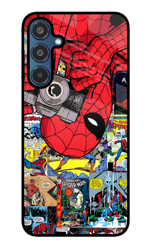 Spider Man Samsung M35 5G Glass Case