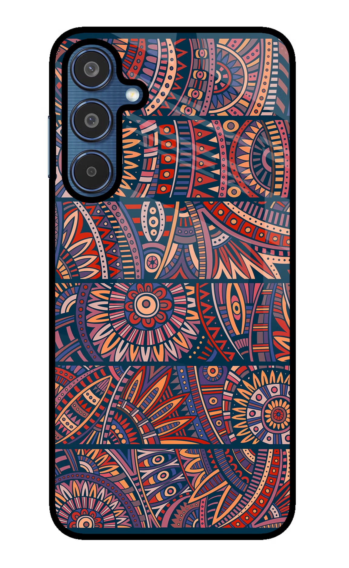 African Culture Design Samsung M35 5G Glass Case