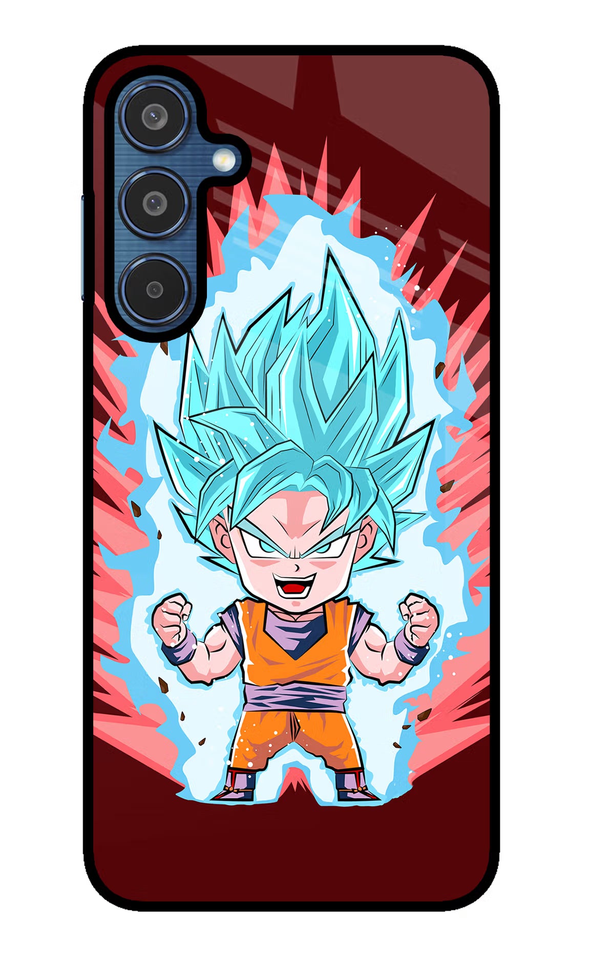 Goku Little Samsung M35 5G Glass Case