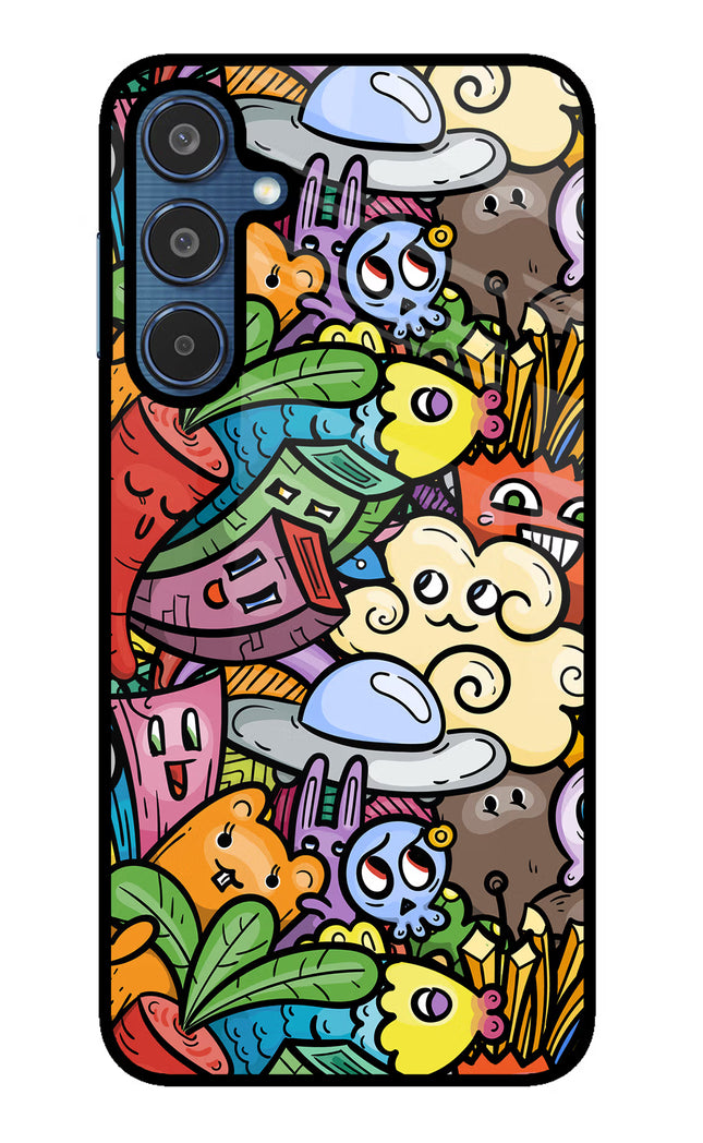 Veggie Doodle Samsung M35 5G Glass Case