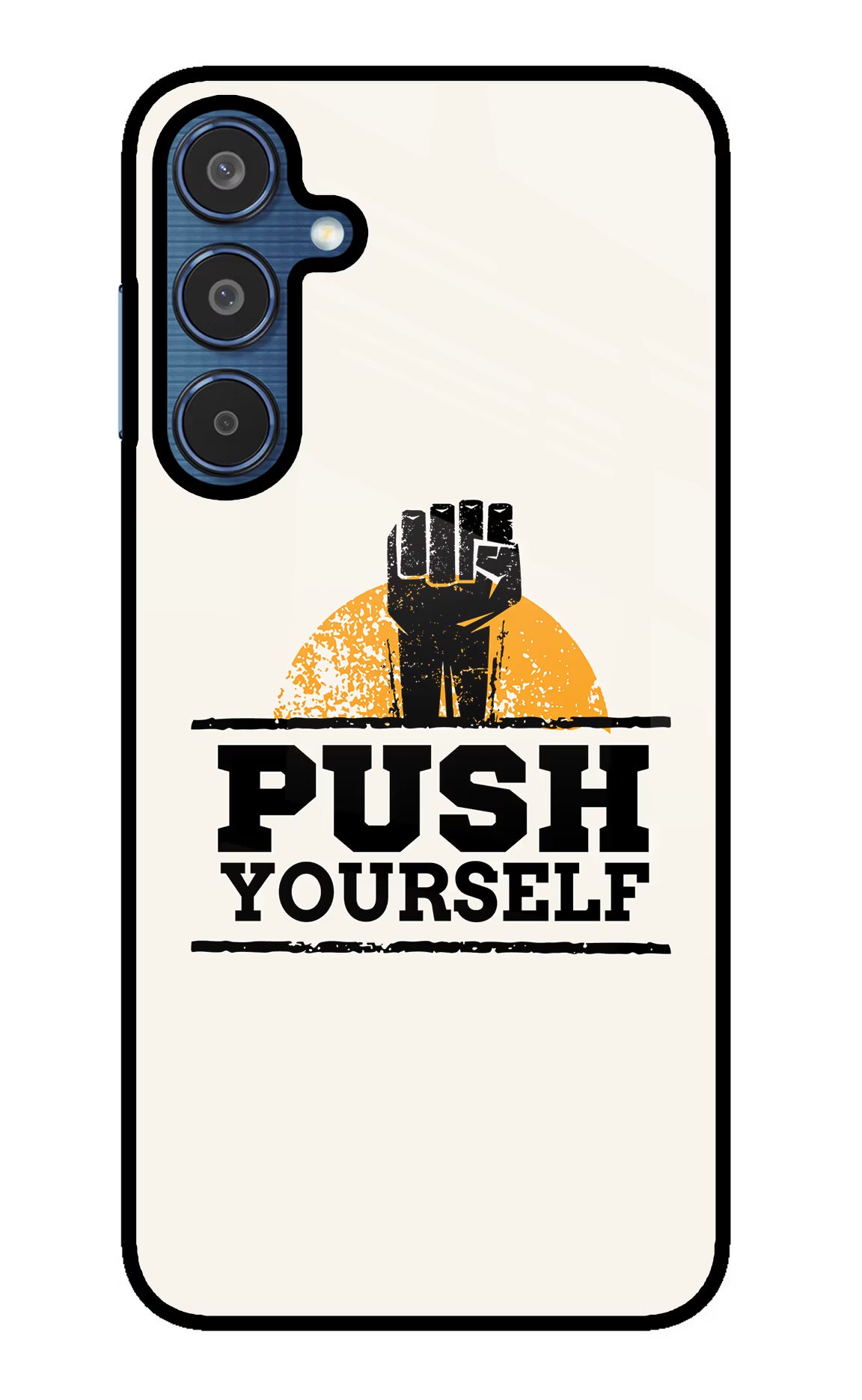 Push Yourself Samsung M35 5G Glass Case