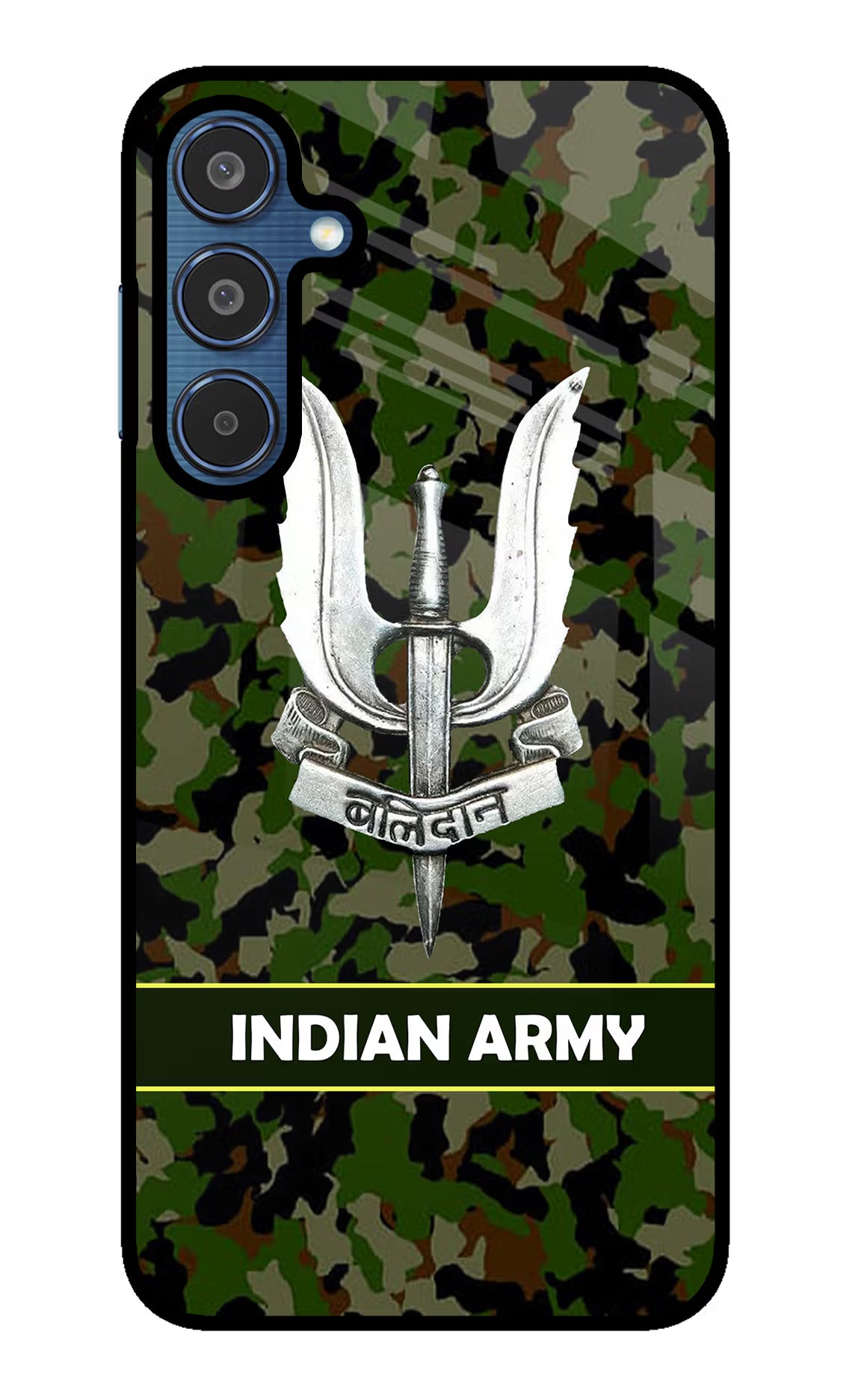 Balidan Indian Logo Samsung M35 5G Glass Case Back Cover by Casekaro