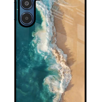 Ocean Beach Samsung M35 5G Glass Case