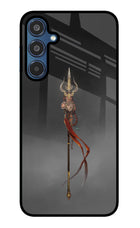 Shiv Trishul Samsung M35 5G Glass Case