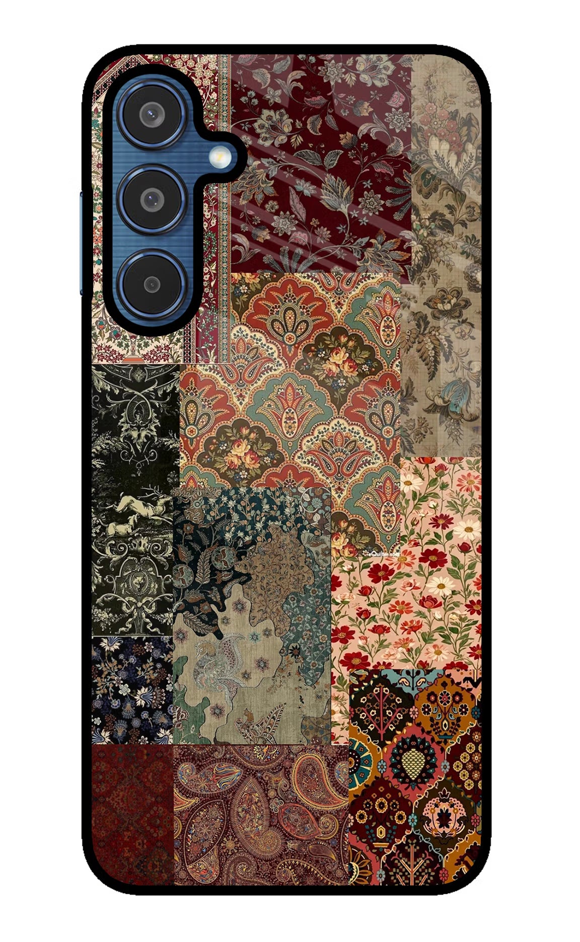 Desi Print Samsung M35 5G Glass Case Back Cover by Casekaro