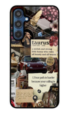 Taurus Zodiac Samsung M35 5G Glass Case