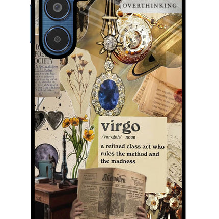 Virgo Zodiac Samsung M35 5G Glass Case