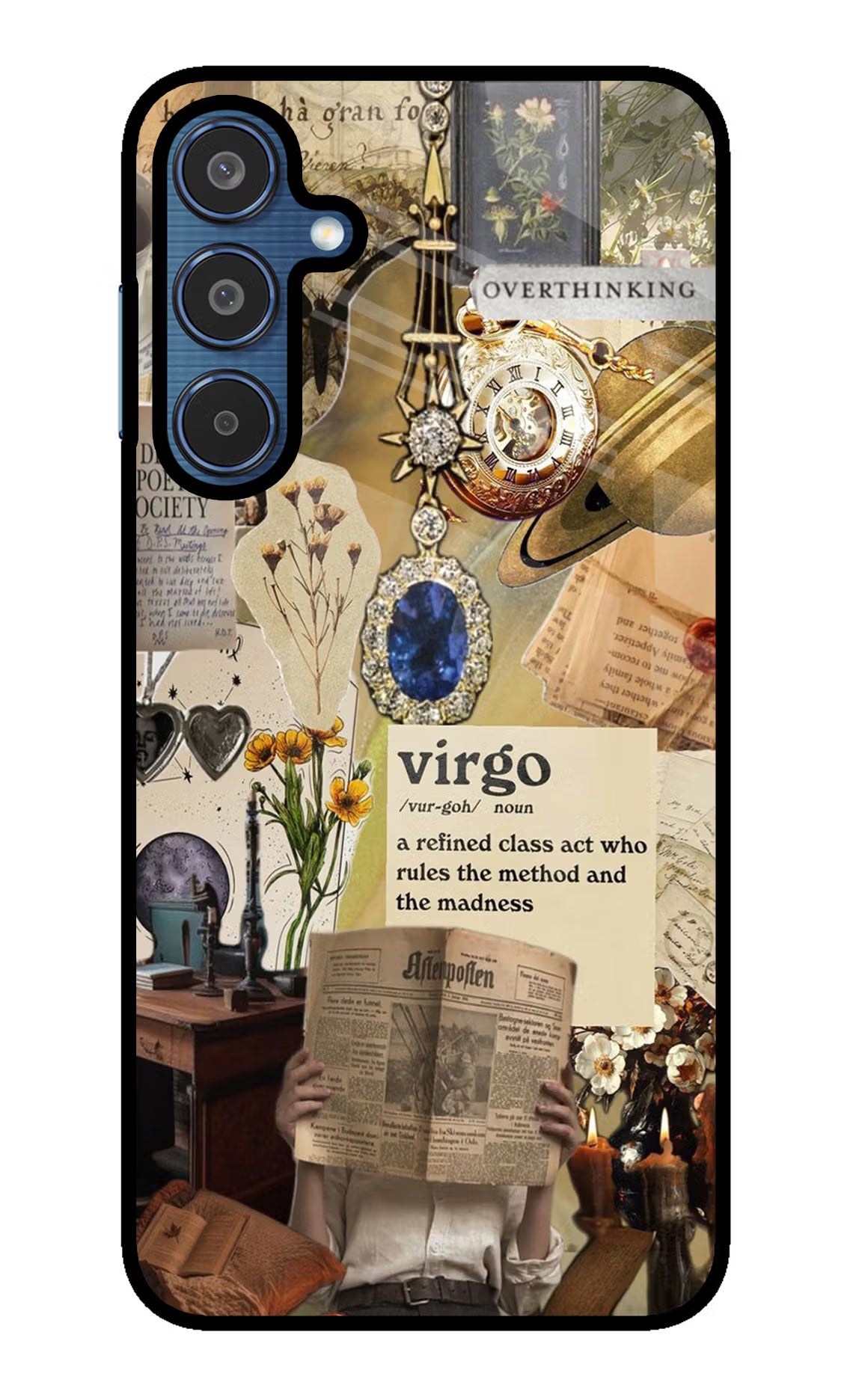 Virgo Zodiac Samsung M35 5G Glass Case