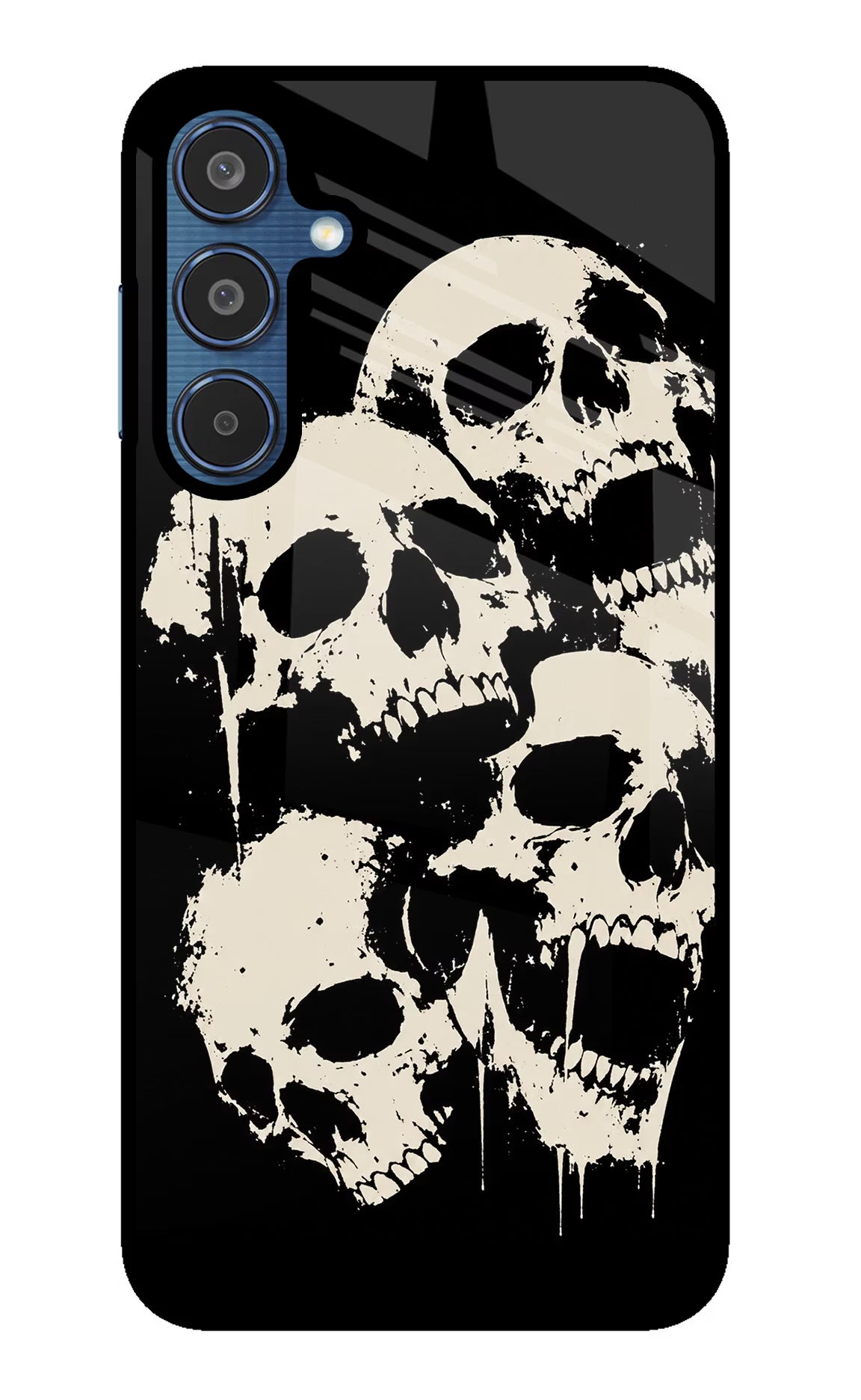 Dead Stack Samsung M35 5G Glass Case Back Cover by Casekaro