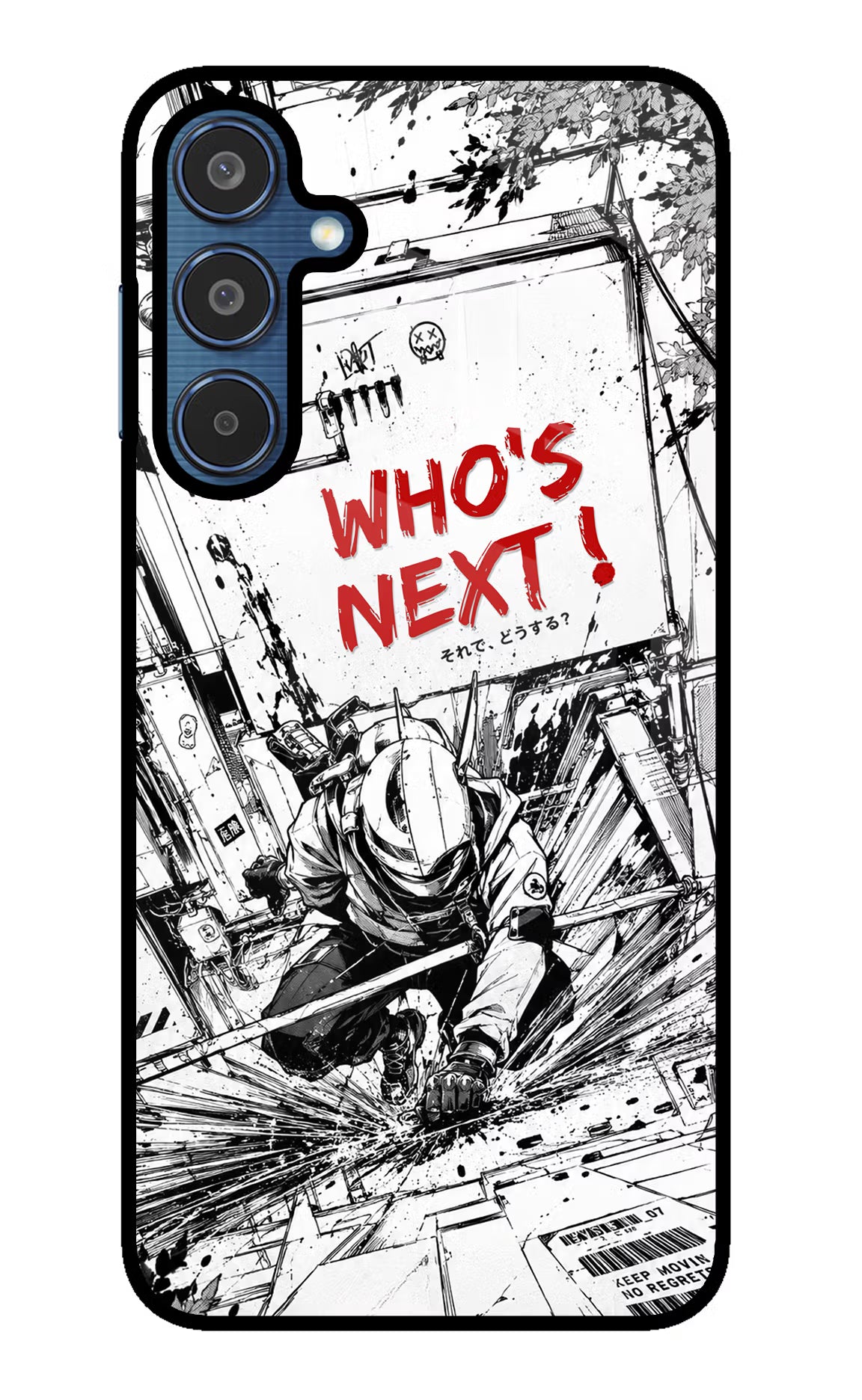 Who's Next Samsung M35 5G Glass Case Back Cover by Casekaro