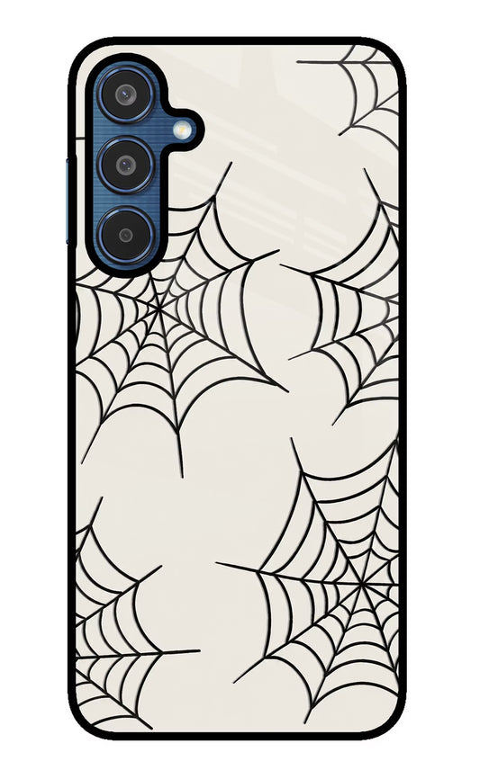 Spider Web Samsung M35 5G Glass Case