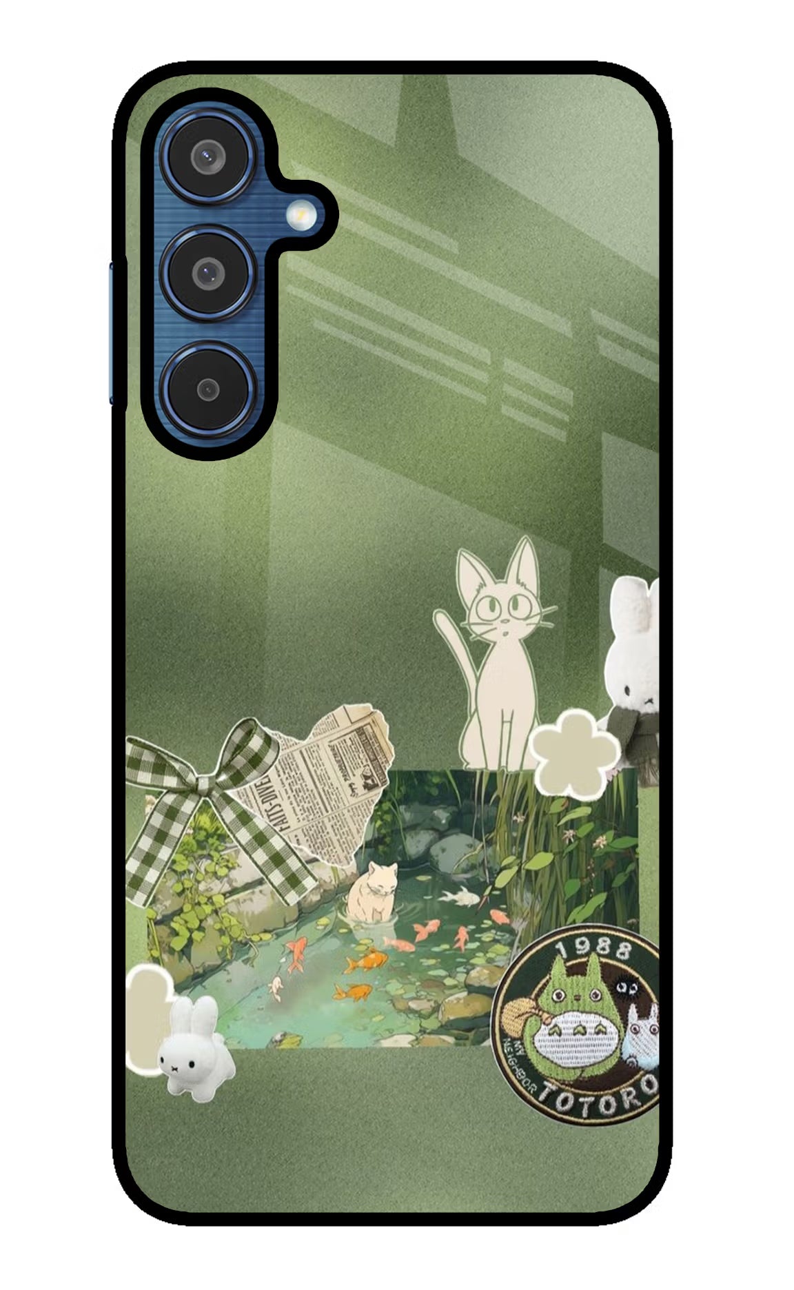 Aesthetic anime Samsung M35 5G Glass Case Back Cover by Casekaro
