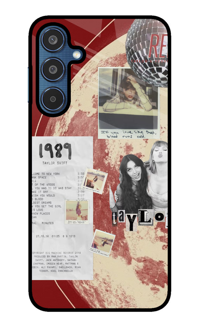 Taylor Swift Samsung M35 5G Glass Case