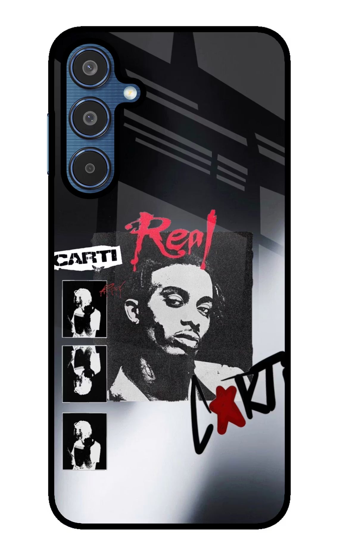 Playboi Carti Samsung M35 5G Glass Case Back Cover by Casekaro