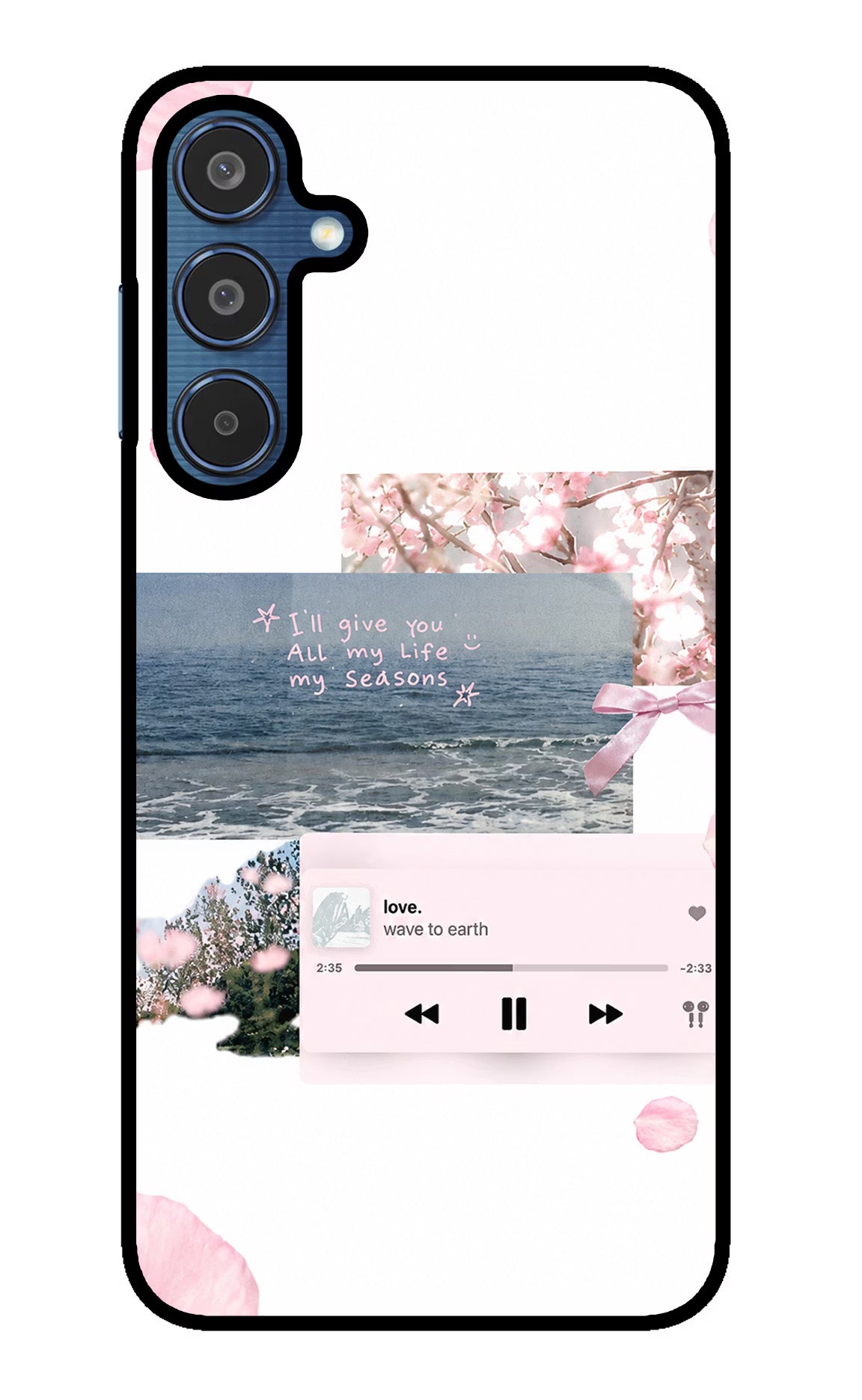 Wave to earth Samsung M35 5G Glass Case