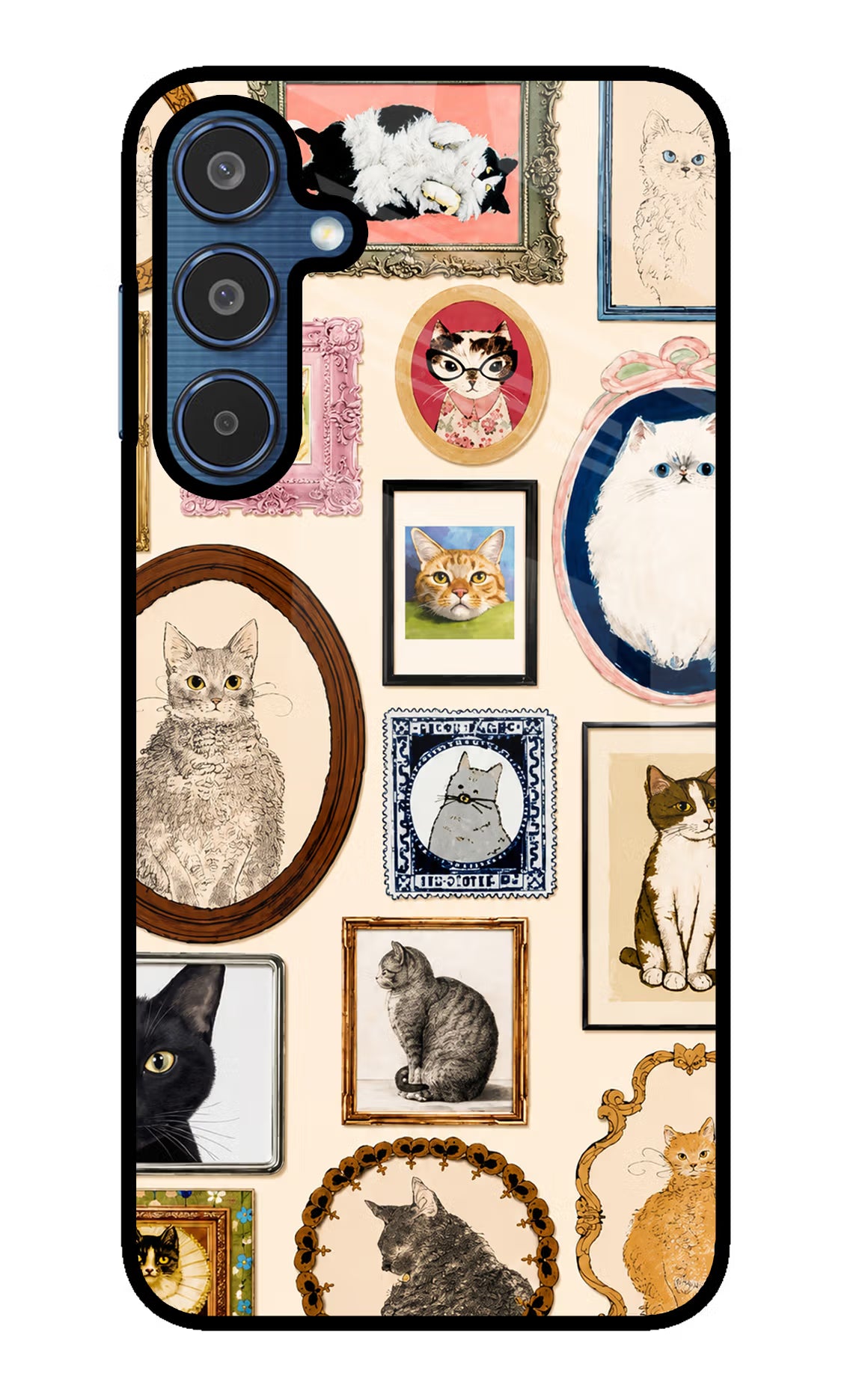 Mirror Cats Samsung M35 5G Glass Case