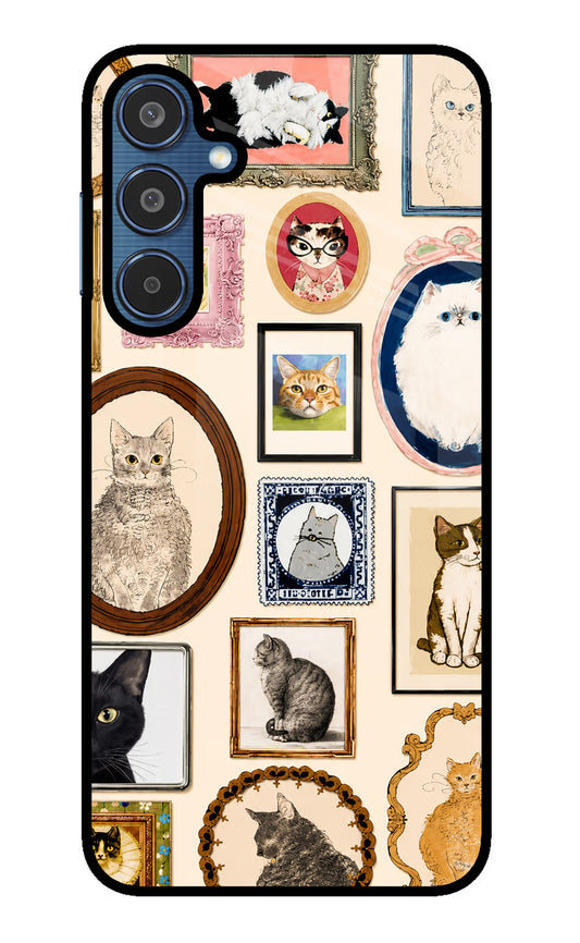 Mirror Cats Samsung M35 5G Glass Case