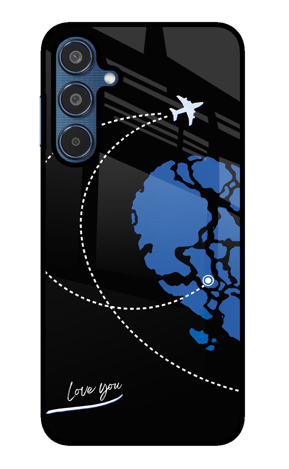 Love Orbit Samsung M35 5G Glass Case