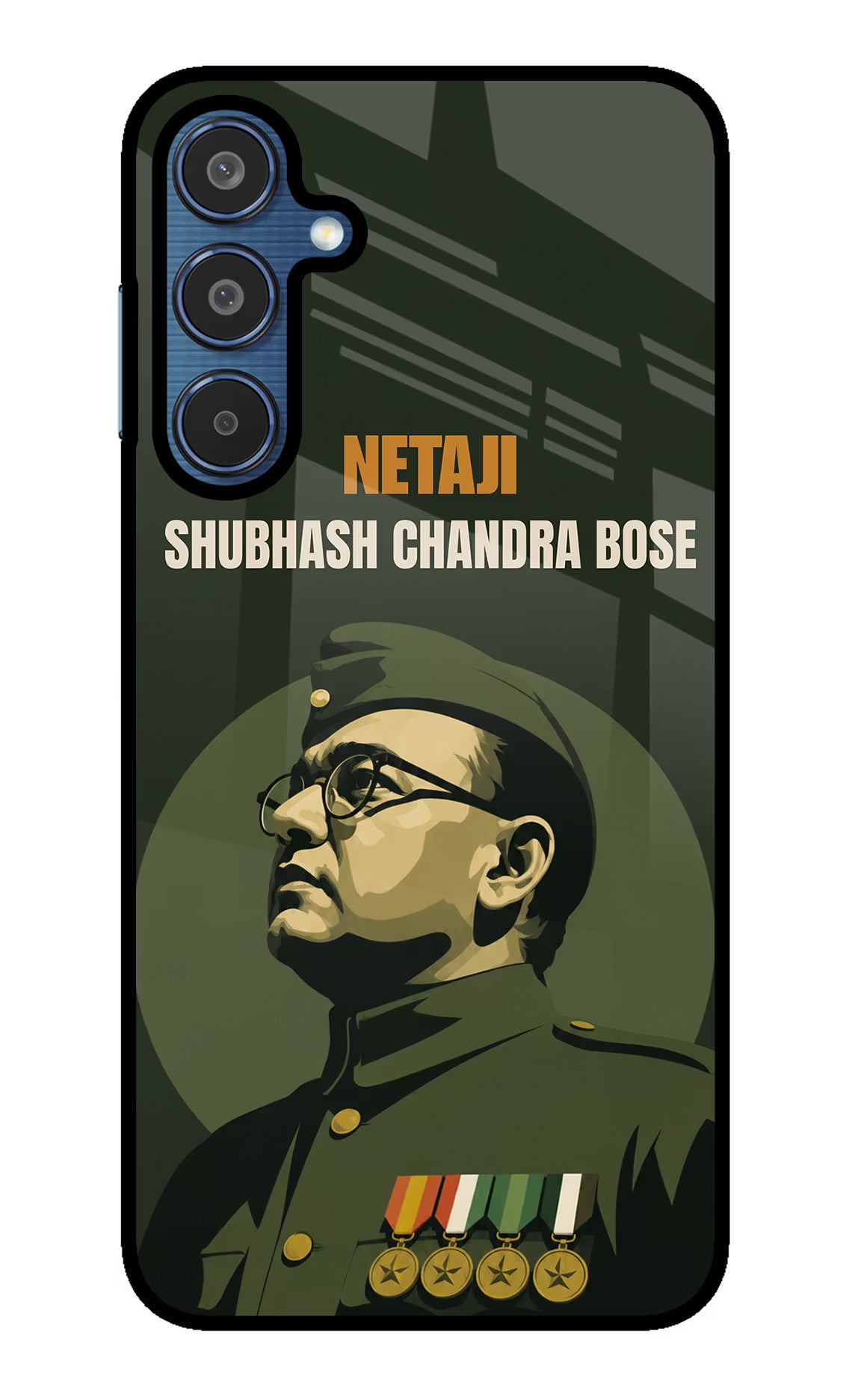 Netaji Legacy Samsung M35 5G Glass Case