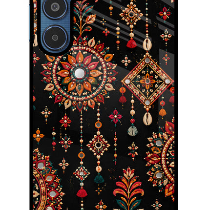 Boho Noir Samsung M35 5G Glass Case