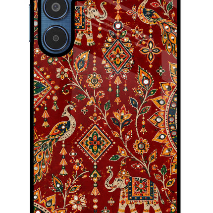 Laal Riwaaz Samsung M35 5G Glass Case