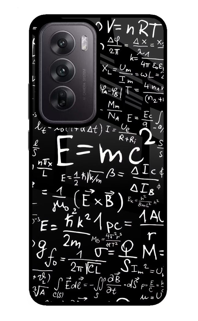 Physics Formula Oppo Reno12 5G Glass Case