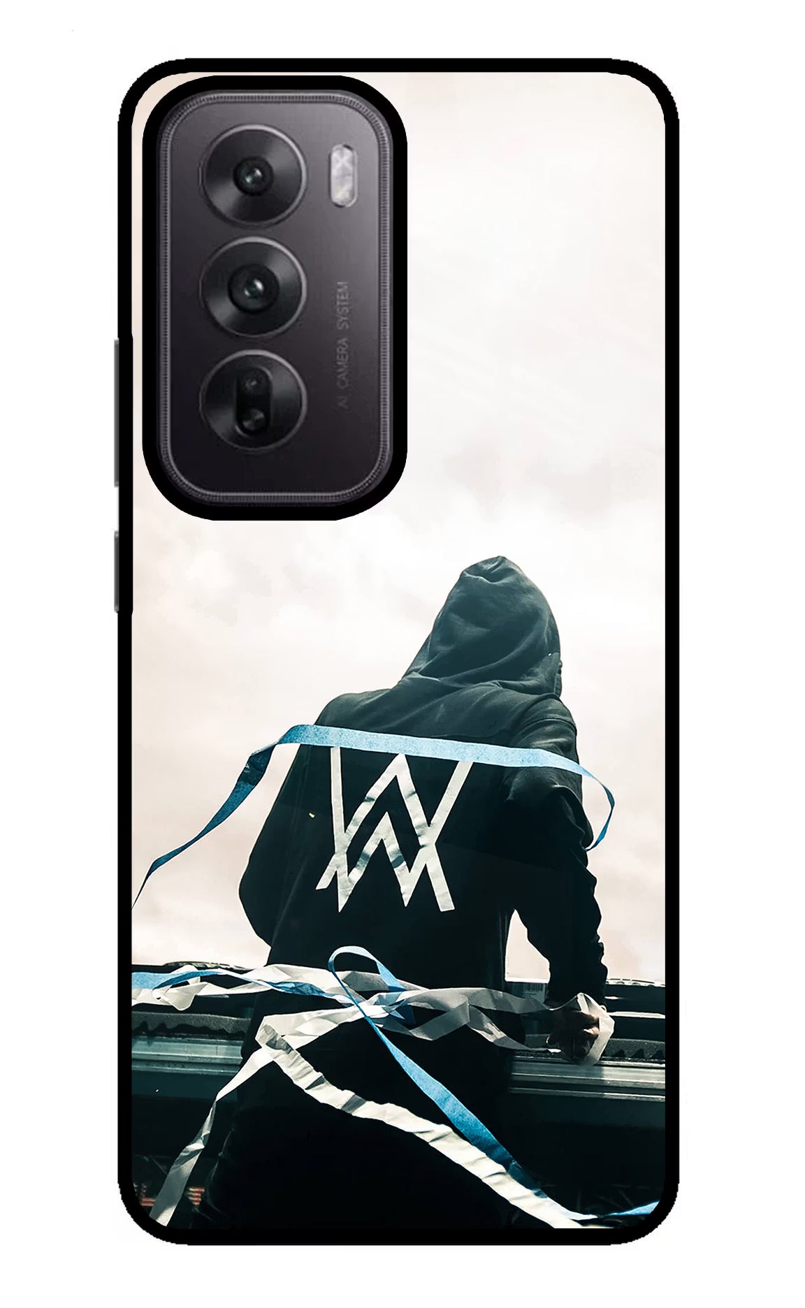Alan Walker Oppo Reno12 5G Glass Case Back Cover by Casekaro