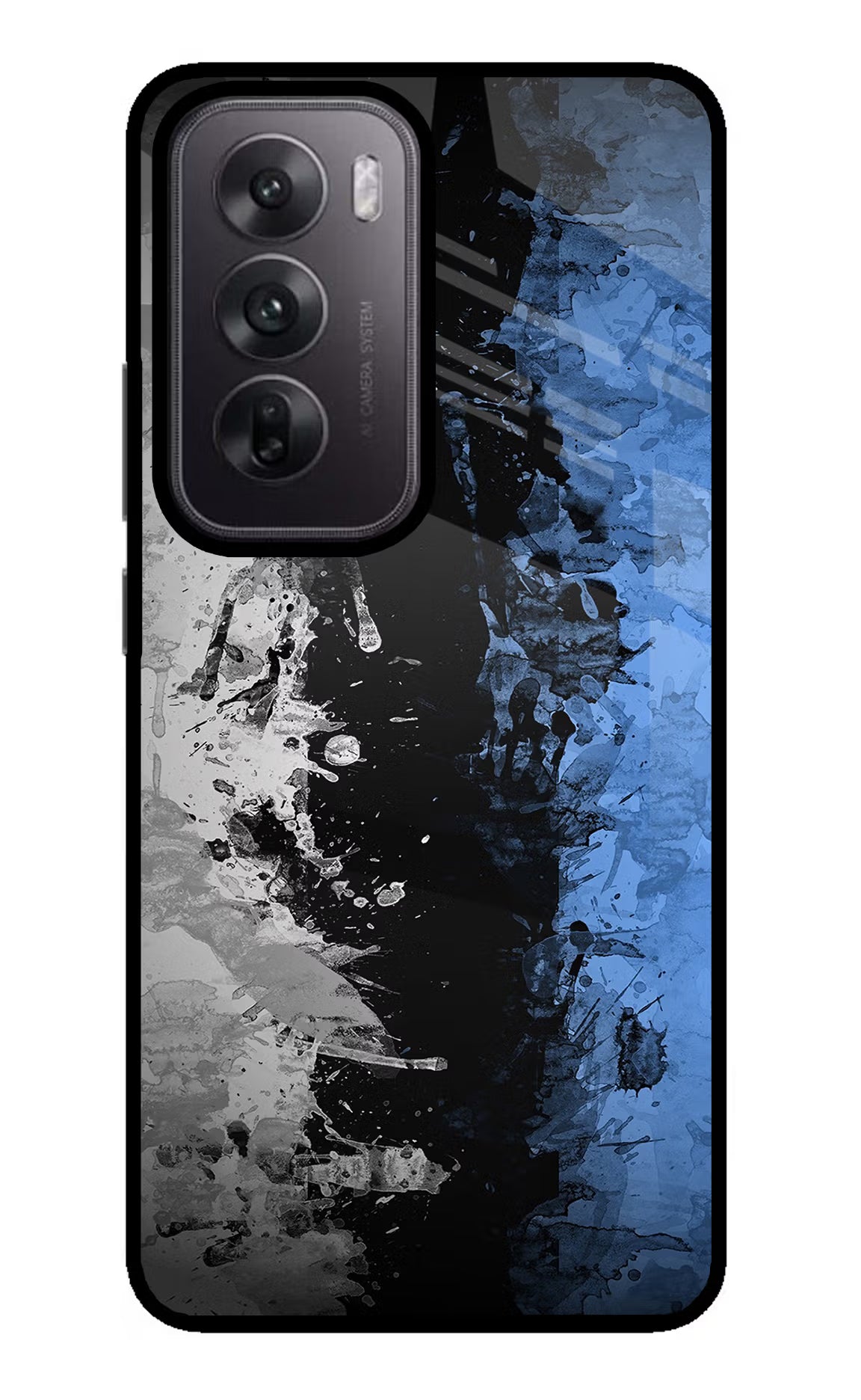 Artistic Design Oppo Reno12 5G Glass Case Back Cover by Casekaro