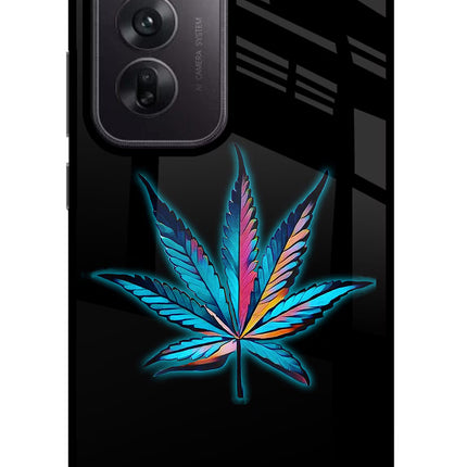 Weed Oppo Reno12 5G Glass Case