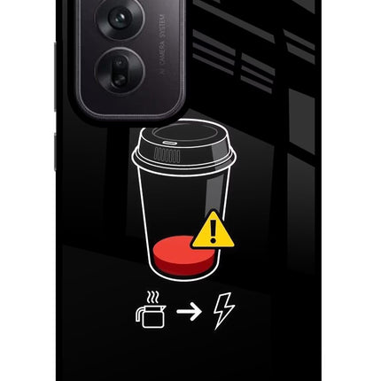 Coffee Oppo Reno12 5G Glass Case