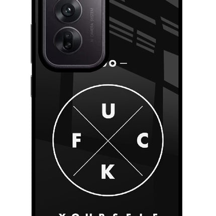 Go Fuck Yourself Oppo Reno12 5G Glass Case