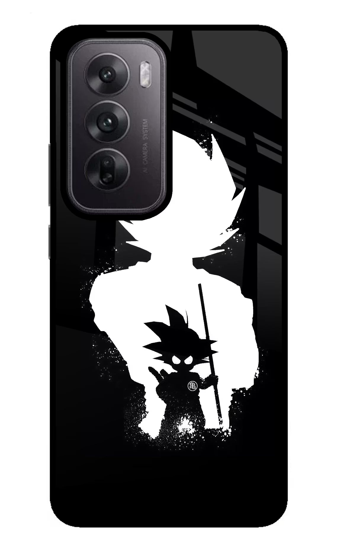 Goku Shadow Oppo Reno12 5G Glass Case
