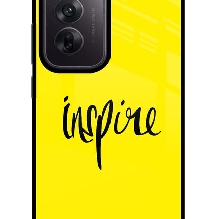 Inspire Oppo Reno12 5G Glass Case Back Cover by Casekaro