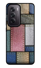 Multicolor Jeans Oppo Reno12 5G Glass Case